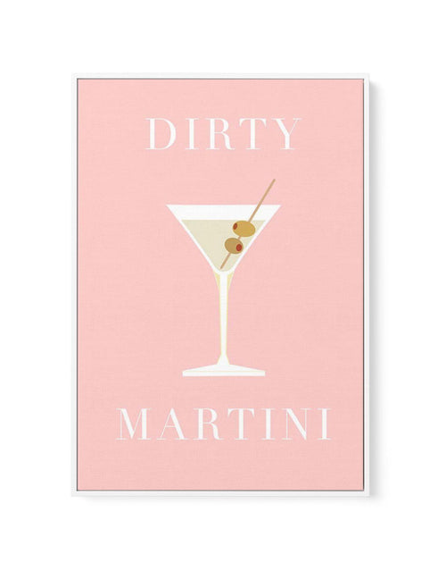 Dirty Martini | Framed Canvas-CANVAS-You can shop wall art online with Olive et Oriel for everything from abstract art to fun kids wall art. Our beautiful modern art prints and canvas art are available from large canvas prints to wall art paintings and our proudly Australian artwork collection offers only the highest quality framed large wall art and canvas art Australia - You can buy fashion photography prints or Hampton print posters and paintings on canvas from Olive et Oriel and have them de