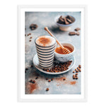 Dirty Chai Art Print-PRINT-Olive et Oriel-Olive et Oriel-A5 | 5.8" x 8.3" | 14.8 x 21cm-White-With White Border-Buy-Australian-Art-Prints-Online-with-Olive-et-Oriel-Your-Artwork-Specialists-Austrailia-Decorate-With-Coastal-Photo-Wall-Art-Prints-From-Our-Beach-House-Artwork-Collection-Fine-Poster-and-Framed-Artwork