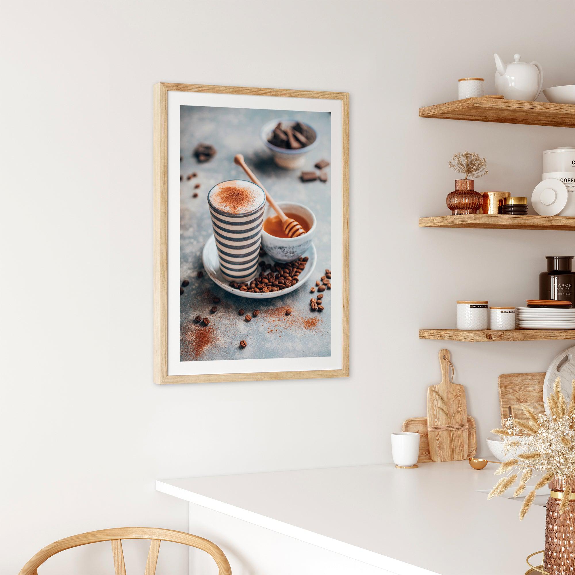 Dirty Chai Art Print-PRINT-Olive et Oriel-Olive et Oriel-Buy-Australian-Art-Prints-Online-with-Olive-et-Oriel-Your-Artwork-Specialists-Austrailia-Decorate-With-Coastal-Photo-Wall-Art-Prints-From-Our-Beach-House-Artwork-Collection-Fine-Poster-and-Framed-Artwork