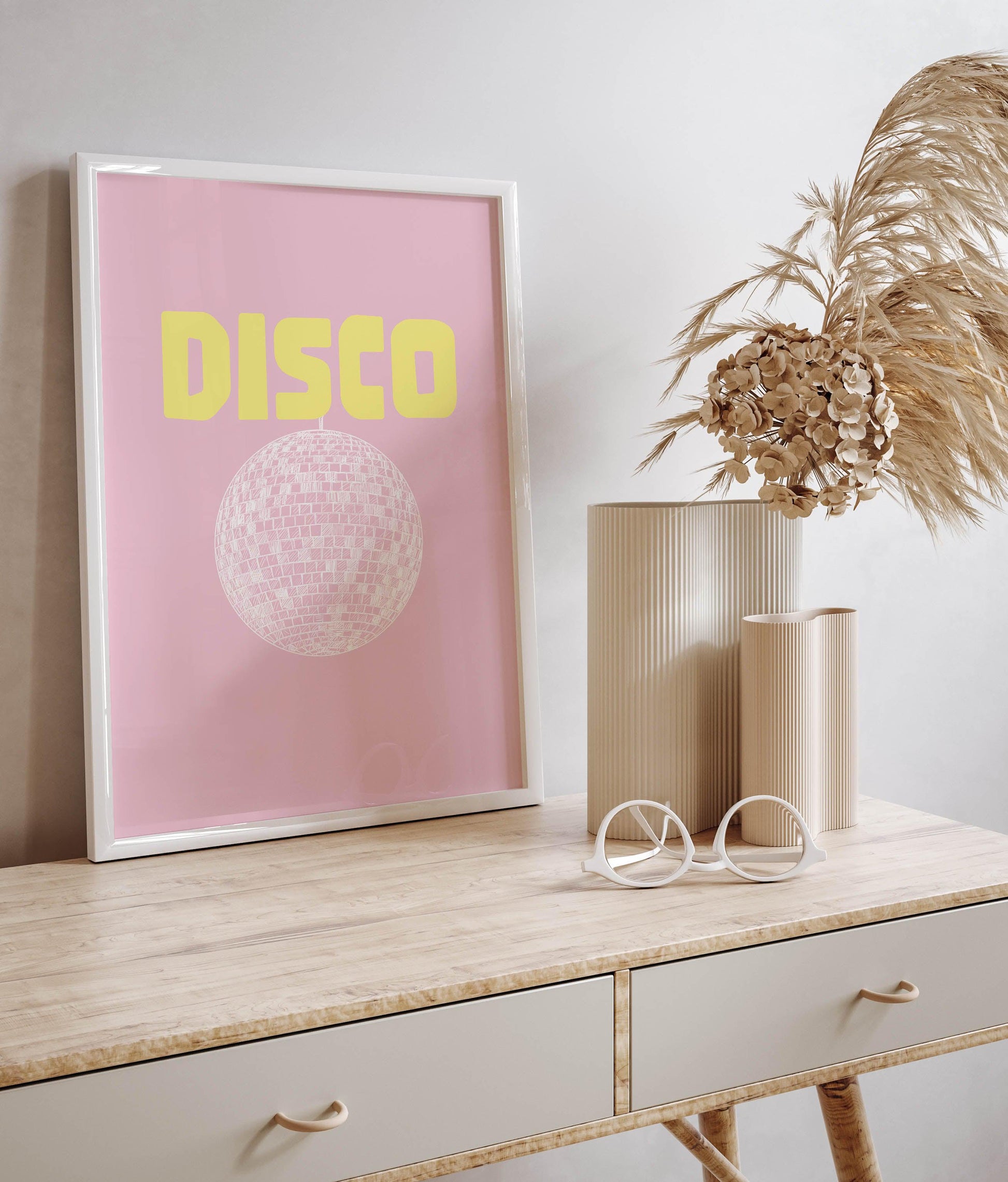 Disco Art Print-PRINT-Olive et Oriel-Olive et Oriel-Buy-Australian-Art-Prints-Online-with-Olive-et-Oriel-Your-Artwork-Specialists-Austrailia-Decorate-With-Coastal-Photo-Wall-Art-Prints-From-Our-Beach-House-Artwork-Collection-Fine-Poster-and-Framed-Artwork