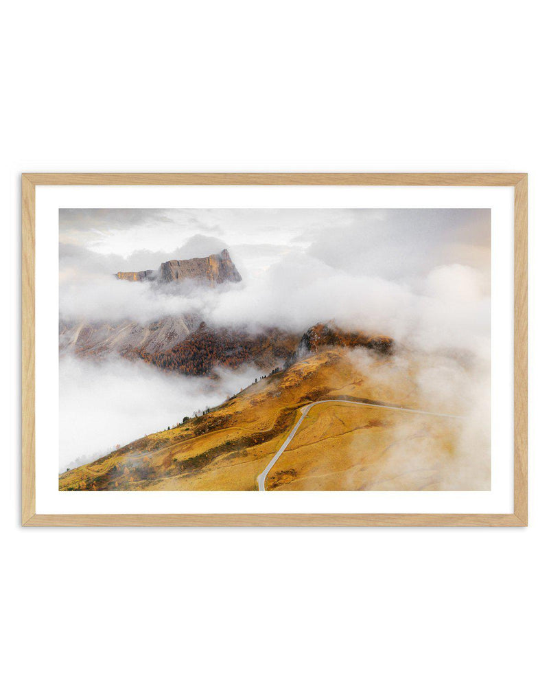 Dolomites Mountains, Italy Art Print-PRINT-Olive et Oriel-Olive et Oriel-A5 | 5.8" x 8.3" | 14.8 x 21cm-Oak-With White Border-Buy-Australian-Art-Prints-Online-with-Olive-et-Oriel-Your-Artwork-Specialists-Austrailia-Decorate-With-Coastal-Photo-Wall-Art-Prints-From-Our-Beach-House-Artwork-Collection-Fine-Poster-and-Framed-Artwork