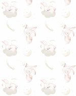 Dreaming Bunnies Wallpaper-Wallpaper-Buy Kids Removable Wallpaper Online Our Custom Made Children√¢‚Ç¨‚Ñ¢s Wallpapers Are A Fun Way To Decorate And Enhance Boys Bedroom Decor And Girls Bedrooms They Are An Amazing Addition To Your Kids Bedroom Walls Our Collection of Kids Wallpaper Is Sure To Transform Your Kids Rooms Interior Style From Pink Wallpaper To Dinosaur Wallpaper Even Marble Wallpapers For Teen Boys Shop Peel And Stick Wallpaper Online Today With Olive et Oriel
