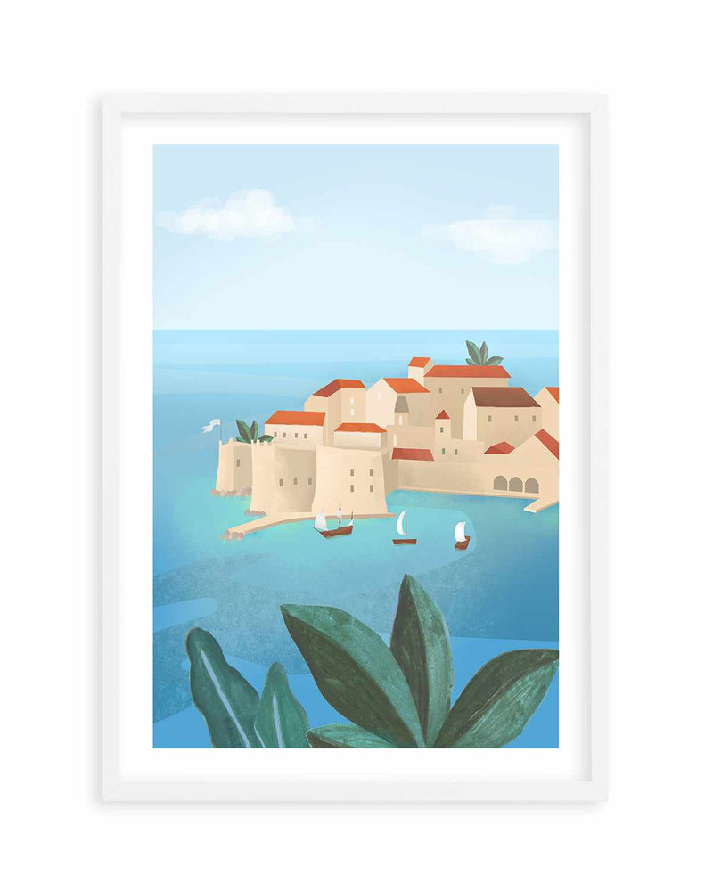 Dubrovnik City by Petra Lizde Art Print