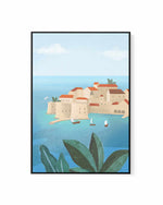 Dubrovnik City by Petra Lizde | Framed Canvas Art Print