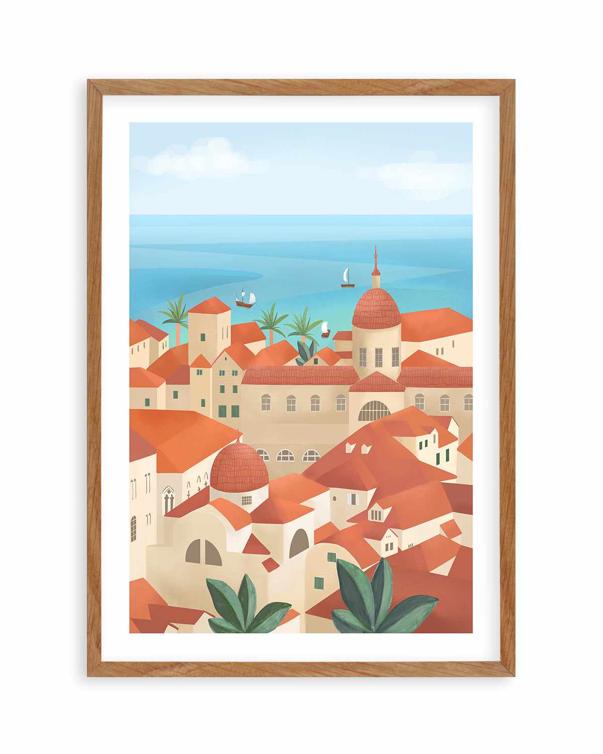 Dubrovnik Old Town by Petra Lizde Art Print