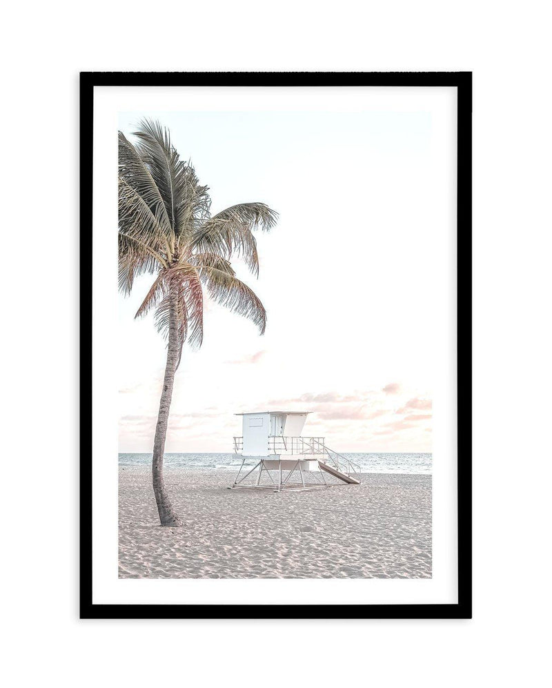 Dusk at Palm Cove Art Print-PRINT-Olive et Oriel-Olive et Oriel-A5 | 5.8" x 8.3" | 14.8 x 21cm-Black-With White Border-Buy-Australian-Art-Prints-Online-with-Olive-et-Oriel-Your-Artwork-Specialists-Austrailia-Decorate-With-Coastal-Photo-Wall-Art-Prints-From-Our-Beach-House-Artwork-Collection-Fine-Poster-and-Framed-Artwork
