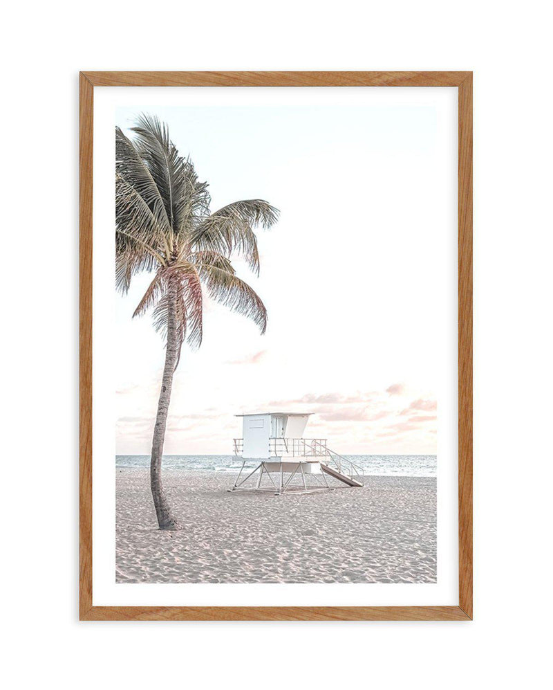 Dusk at Palm Cove Art Print-PRINT-Olive et Oriel-Olive et Oriel-50x70 cm | 19.6" x 27.5"-Walnut-With White Border-Buy-Australian-Art-Prints-Online-with-Olive-et-Oriel-Your-Artwork-Specialists-Austrailia-Decorate-With-Coastal-Photo-Wall-Art-Prints-From-Our-Beach-House-Artwork-Collection-Fine-Poster-and-Framed-Artwork