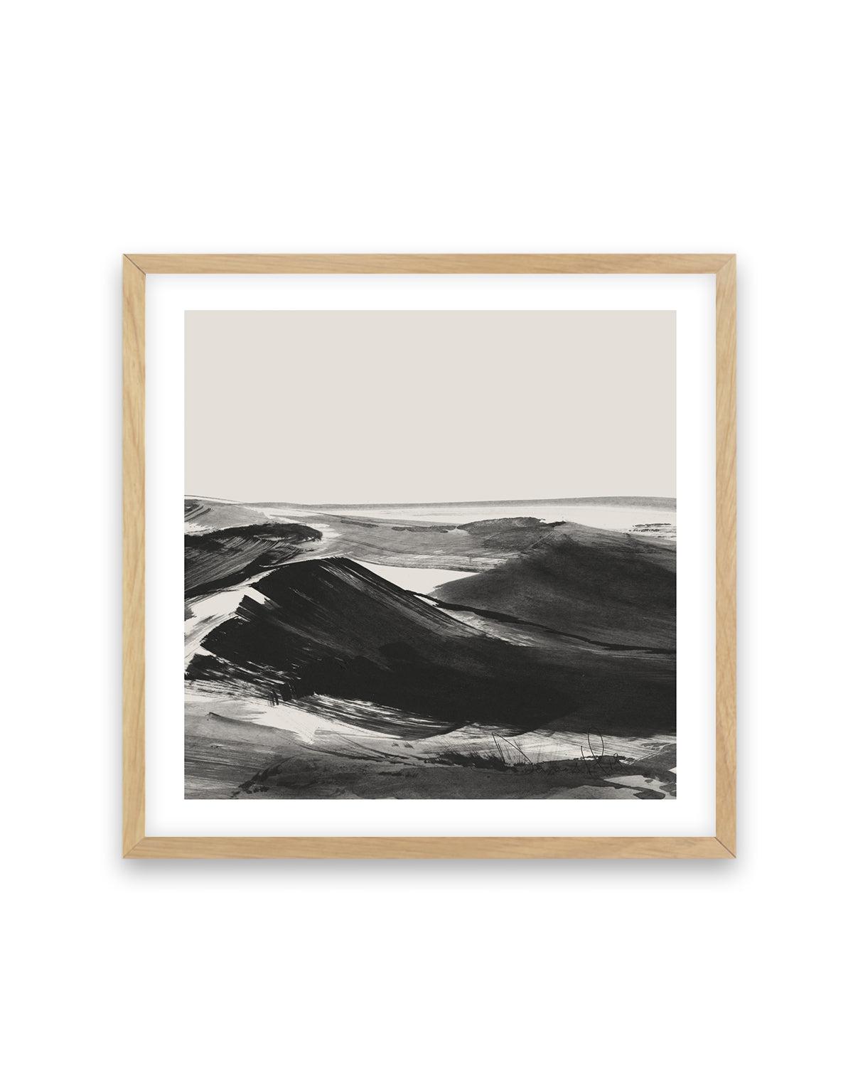 Dustland II by Dan Hobday Art Print-PRINT-Olive et Oriel-Dan Hobday-70x70 cm | 27.5" x 27.5"-Oak-With White Border-Buy-Australian-Art-Prints-Online-with-Olive-et-Oriel-Your-Artwork-Specialists-Austrailia-Decorate-With-Coastal-Photo-Wall-Art-Prints-From-Our-Beach-House-Artwork-Collection-Fine-Poster-and-Framed-Artwork