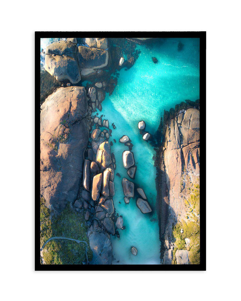 Elephant Rocks | WA Art Print-PRINT-Olive et Oriel-Olive et Oriel-A5 | 5.8" x 8.3" | 14.8 x 21cm-Black-With White Border-Buy-Australian-Art-Prints-Online-with-Olive-et-Oriel-Your-Artwork-Specialists-Austrailia-Decorate-With-Coastal-Photo-Wall-Art-Prints-From-Our-Beach-House-Artwork-Collection-Fine-Poster-and-Framed-Artwork