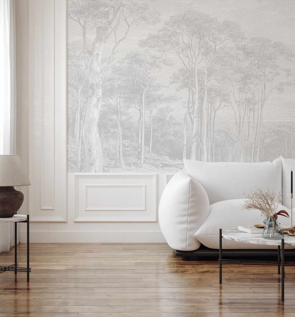 Eucalyptus Trees Wallpaper Mural - Olive et Oriel