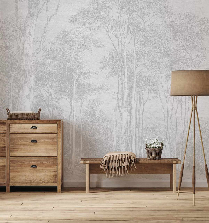 Eucalyptus Trees Wallpaper Mural - Olive et Oriel