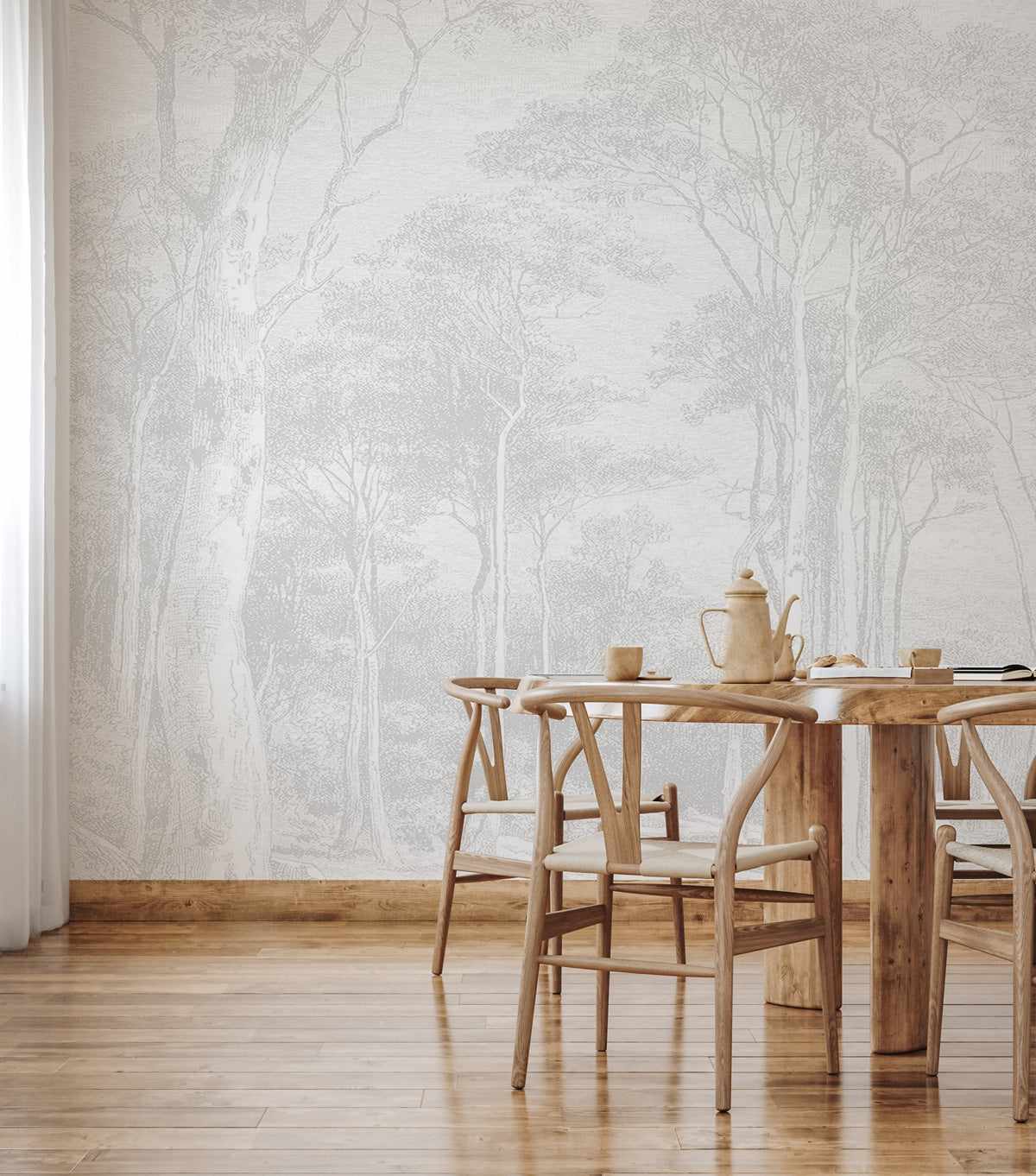 Eucalyptus Trees Wallpaper Mural - Olive et Oriel