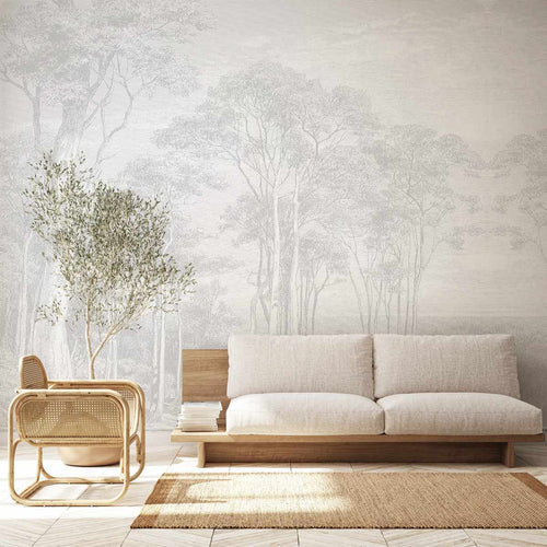 Eucalyptus Trees Wallpaper Mural - Olive et Oriel