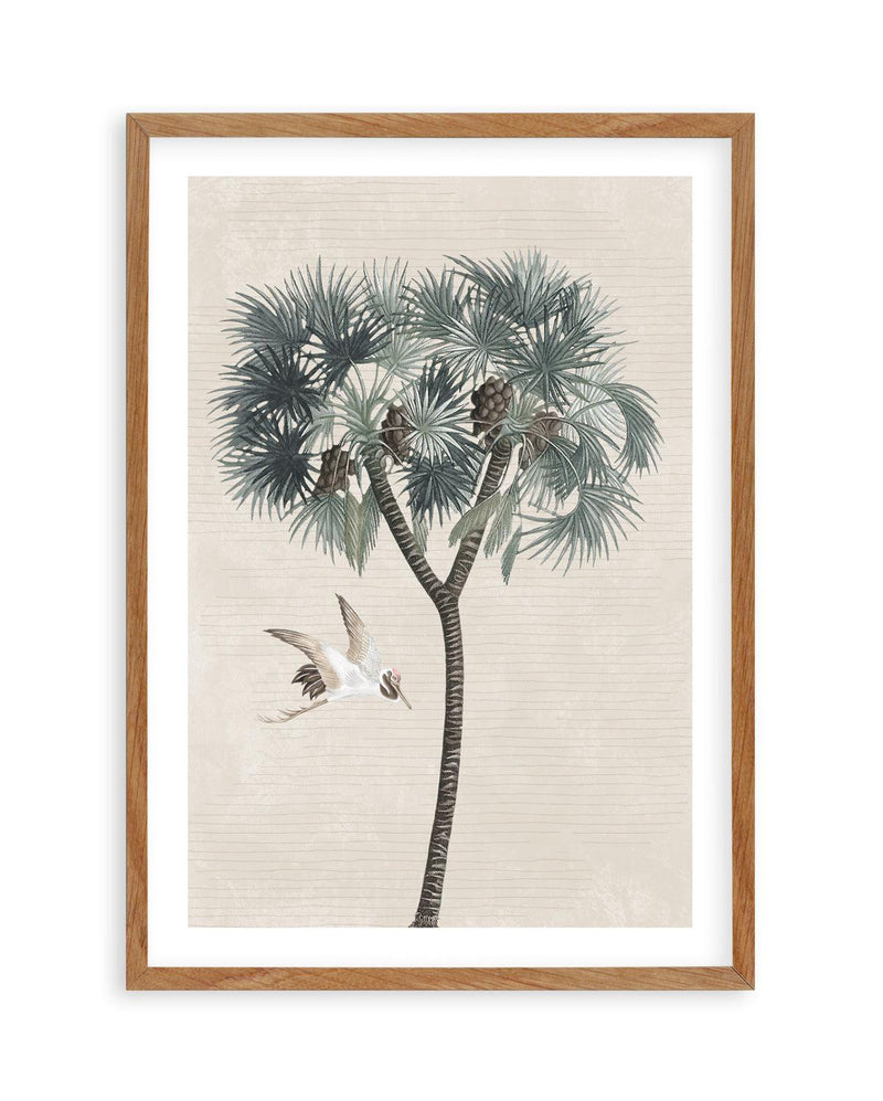Exotic Palm I Art Print-PRINT-Olive et Oriel-Olive et Oriel-50x70 cm | 19.6" x 27.5"-Walnut-With White Border-Buy-Australian-Art-Prints-Online-with-Olive-et-Oriel-Your-Artwork-Specialists-Austrailia-Decorate-With-Coastal-Photo-Wall-Art-Prints-From-Our-Beach-House-Artwork-Collection-Fine-Poster-and-Framed-Artwork