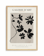 Fleur D'Encre II Art Print-PRINT-Olive et Oriel-Olive et Oriel-A5 | 5.8" x 8.3" | 14.8 x 21cm-Oak-With White Border-Buy-Australian-Art-Prints-Online-with-Olive-et-Oriel-Your-Artwork-Specialists-Austrailia-Decorate-With-Coastal-Photo-Wall-Art-Prints-From-Our-Beach-House-Artwork-Collection-Fine-Poster-and-Framed-Artwork