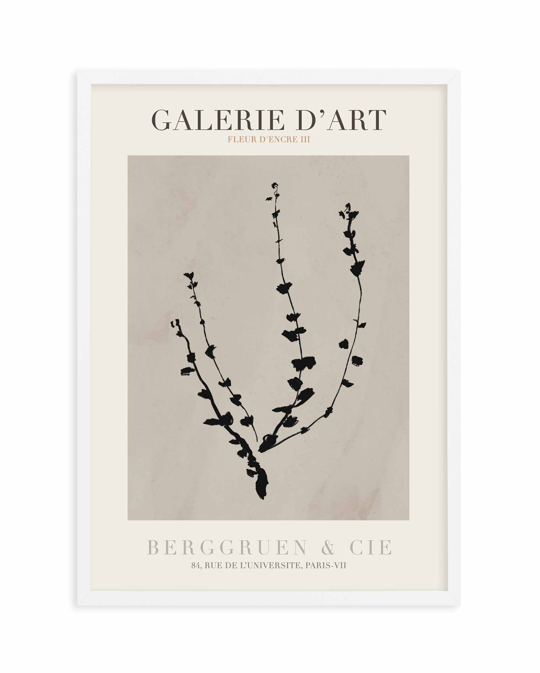 Fleur D'Encre III Art Print-PRINT-Olive et Oriel-Olive et Oriel-A5 | 5.8" x 8.3" | 14.8 x 21cm-White-With White Border-Buy-Australian-Art-Prints-Online-with-Olive-et-Oriel-Your-Artwork-Specialists-Austrailia-Decorate-With-Coastal-Photo-Wall-Art-Prints-From-Our-Beach-House-Artwork-Collection-Fine-Poster-and-Framed-Artwork