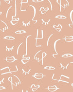 Faces in Spaces Wallpaper - Olive et Oriel