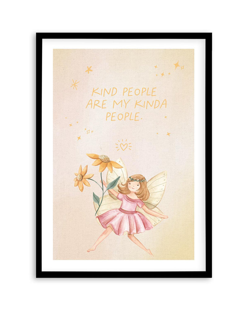 Fairy Friends II Art Print-PRINT-Olive et Oriel-Olive et Oriel-A5 | 5.8" x 8.3" | 14.8 x 21cm-Black-With White Border-Buy-Australian-Art-Prints-Online-with-Olive-et-Oriel-Your-Artwork-Specialists-Austrailia-Decorate-With-Coastal-Photo-Wall-Art-Prints-From-Our-Beach-House-Artwork-Collection-Fine-Poster-and-Framed-Artwork