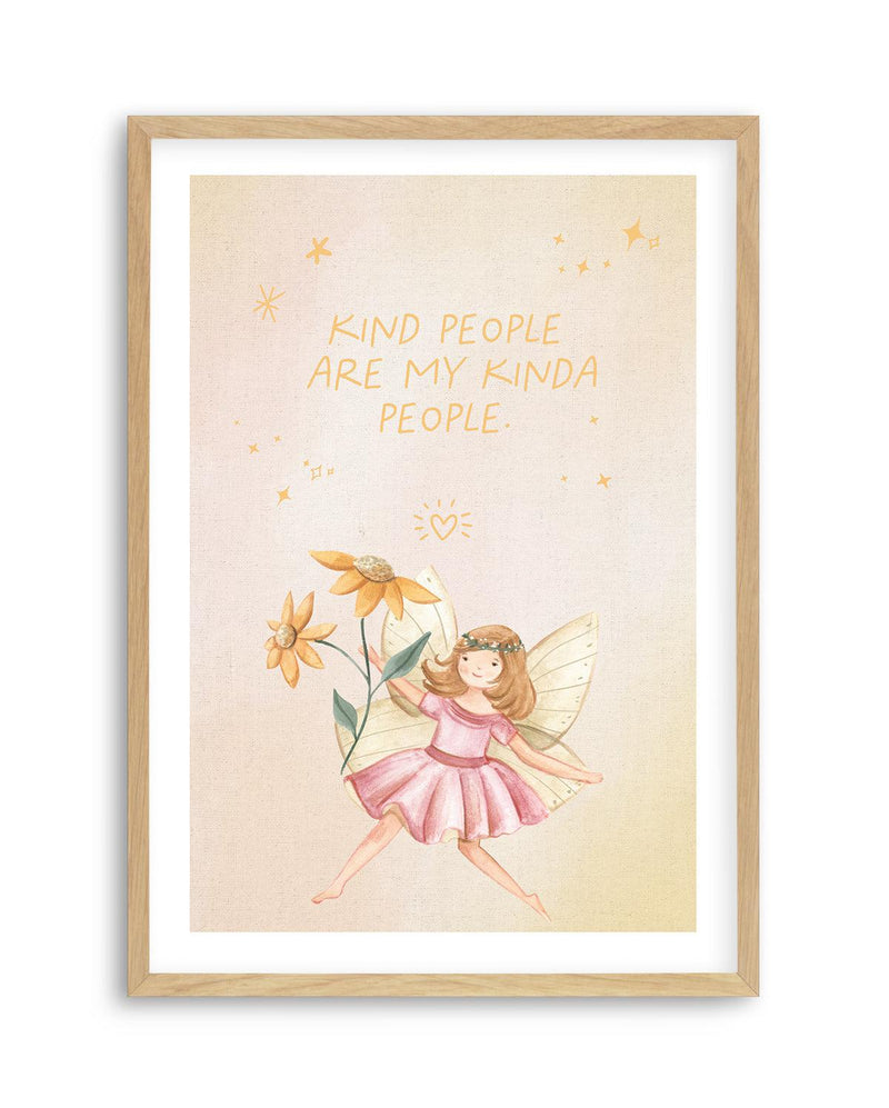 Fairy Friends II Art Print-PRINT-Olive et Oriel-Olive et Oriel-A5 | 5.8" x 8.3" | 14.8 x 21cm-Oak-With White Border-Buy-Australian-Art-Prints-Online-with-Olive-et-Oriel-Your-Artwork-Specialists-Austrailia-Decorate-With-Coastal-Photo-Wall-Art-Prints-From-Our-Beach-House-Artwork-Collection-Fine-Poster-and-Framed-Artwork