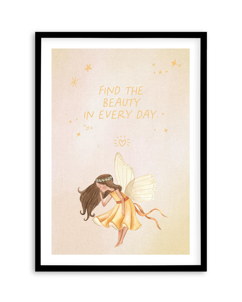Fairy Friends III Art Print-PRINT-Olive et Oriel-Olive et Oriel-A5 | 5.8" x 8.3" | 14.8 x 21cm-Black-With White Border-Buy-Australian-Art-Prints-Online-with-Olive-et-Oriel-Your-Artwork-Specialists-Austrailia-Decorate-With-Coastal-Photo-Wall-Art-Prints-From-Our-Beach-House-Artwork-Collection-Fine-Poster-and-Framed-Artwork