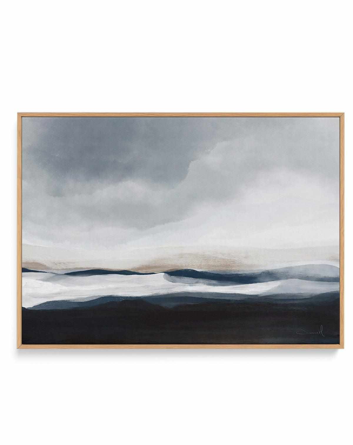 Far Away by Dan Hobday | Framed Canvas Art Print