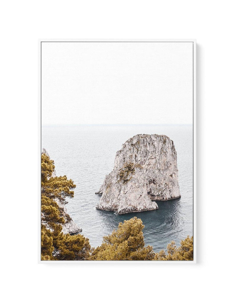 Faraglioni Rocks, Capri Italy | Framed Canvas-CANVAS-You can shop wall art online with Olive et Oriel for everything from abstract art to fun kids wall art. Our beautiful modern art prints and canvas art are available from large canvas prints to wall art paintings and our proudly Australian artwork collection offers only the highest quality framed large wall art and canvas art Australia - You can buy fashion photography prints or Hampton print posters and paintings on canvas from Olive et Oriel 