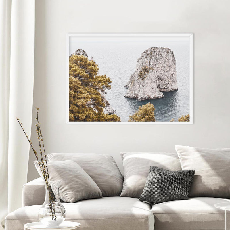 Faraglioni Rocks | LS Art Print-PRINT-Olive et Oriel-Olive et Oriel-Buy-Australian-Art-Prints-Online-with-Olive-et-Oriel-Your-Artwork-Specialists-Austrailia-Decorate-With-Coastal-Photo-Wall-Art-Prints-From-Our-Beach-House-Artwork-Collection-Fine-Poster-and-Framed-Artwork
