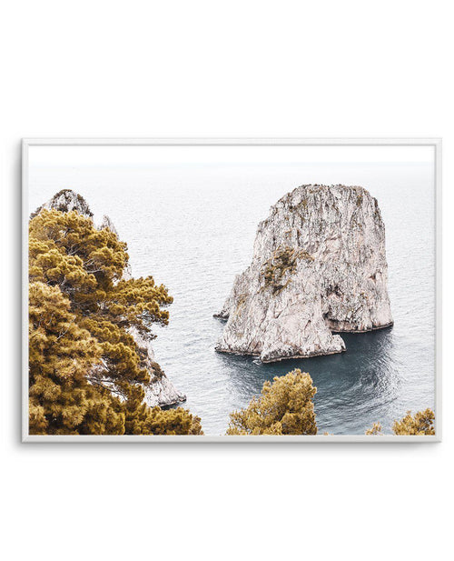 Faraglioni Rocks | LS Art Print-PRINT-Olive et Oriel-Olive et Oriel-A5 | 5.8" x 8.3" | 14.8 x 21cm-Unframed Art Print-With White Border-Buy-Australian-Art-Prints-Online-with-Olive-et-Oriel-Your-Artwork-Specialists-Austrailia-Decorate-With-Coastal-Photo-Wall-Art-Prints-From-Our-Beach-House-Artwork-Collection-Fine-Poster-and-Framed-Artwork