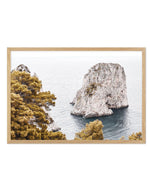 Faraglioni Rocks | LS Art Print-PRINT-Olive et Oriel-Olive et Oriel-A5 | 5.8" x 8.3" | 14.8 x 21cm-Oak-With White Border-Buy-Australian-Art-Prints-Online-with-Olive-et-Oriel-Your-Artwork-Specialists-Austrailia-Decorate-With-Coastal-Photo-Wall-Art-Prints-From-Our-Beach-House-Artwork-Collection-Fine-Poster-and-Framed-Artwork
