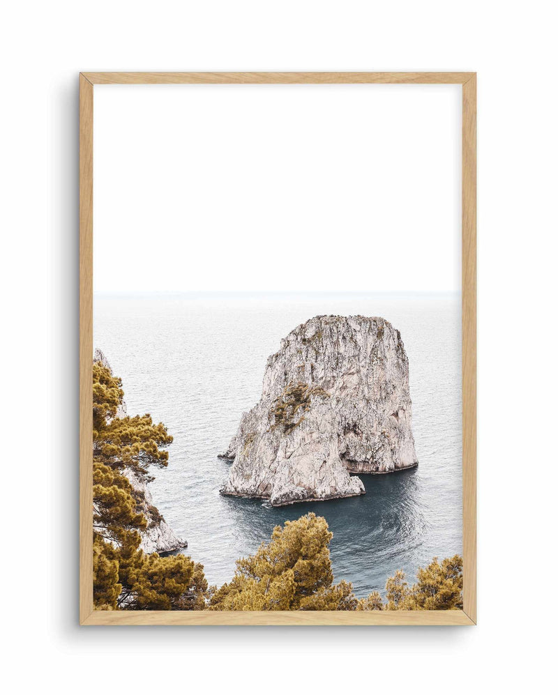 Faraglioni Rocks | PT Art Print-PRINT-Olive et Oriel-Olive et Oriel-A5 | 5.8" x 8.3" | 14.8 x 21cm-Oak-With White Border-Buy-Australian-Art-Prints-Online-with-Olive-et-Oriel-Your-Artwork-Specialists-Austrailia-Decorate-With-Coastal-Photo-Wall-Art-Prints-From-Our-Beach-House-Artwork-Collection-Fine-Poster-and-Framed-Artwork