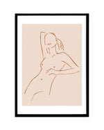 Female Form III | Terracotta Art Print-Buy-Bohemian-Wall-Art-Print-And-Boho-Pictures-from-Olive-et-Oriel-Bohemian-Wall-Art-Print-And-Boho-Pictures-And-Also-Boho-Abstract-Art-Paintings-On-Canvas-For-A-Girls-Bedroom-Wall-Decor-Collection-of-Boho-Style-Feminine-Art-Poster-and-Framed-Artwork-Update-Your-Home-Decorating-Style-With-These-Beautiful-Wall-Art-Prints-Australia