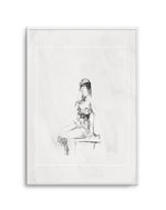 Femme in Charcoal II Art Print-PRINT-Olive et Oriel-Olive et Oriel-Buy-Australian-Art-Prints-Online-with-Olive-et-Oriel-Your-Artwork-Specialists-Austrailia-Decorate-With-Coastal-Photo-Wall-Art-Prints-From-Our-Beach-House-Artwork-Collection-Fine-Poster-and-Framed-Artwork