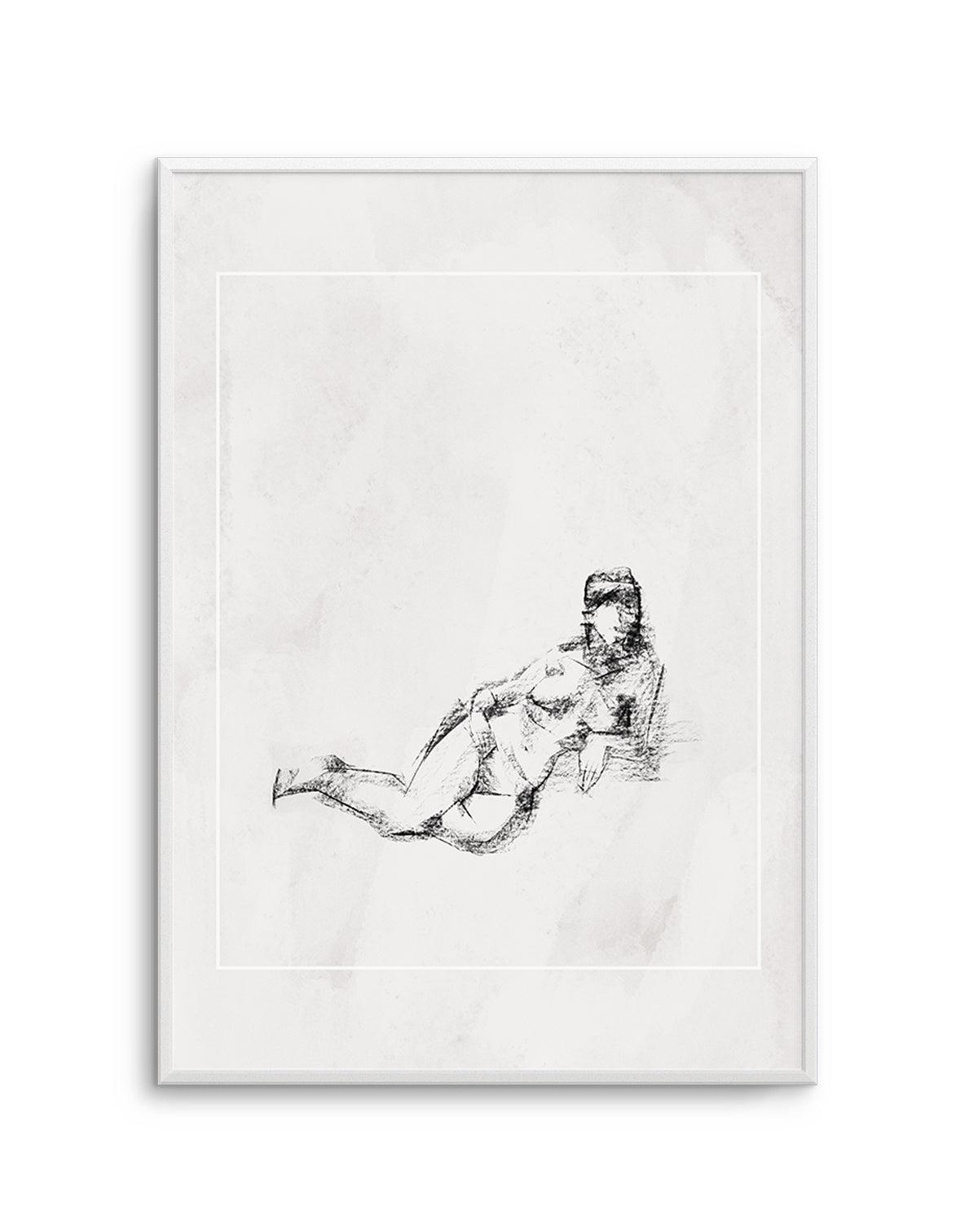 Femme in Charcoal III Art Print-PRINT-Olive et Oriel-Olive et Oriel-Buy-Australian-Art-Prints-Online-with-Olive-et-Oriel-Your-Artwork-Specialists-Austrailia-Decorate-With-Coastal-Photo-Wall-Art-Prints-From-Our-Beach-House-Artwork-Collection-Fine-Poster-and-Framed-Artwork