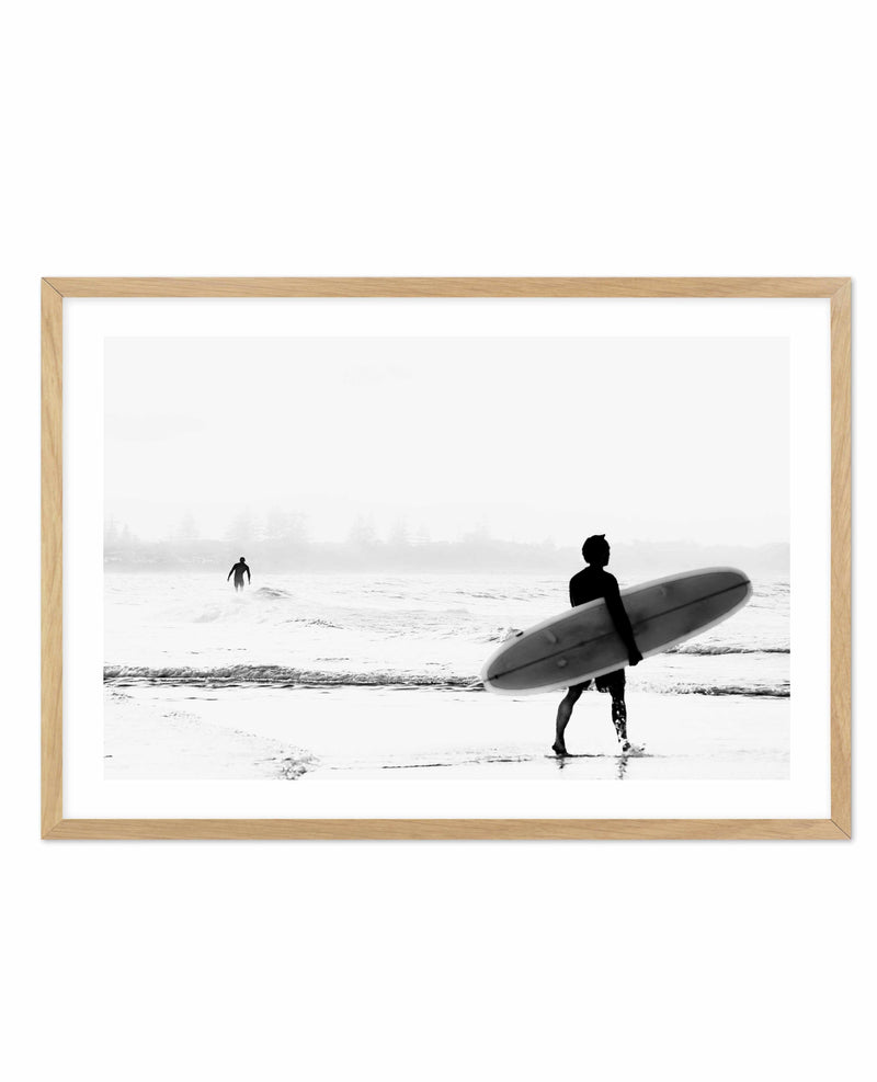 Few Waves | Byron Bay Art Print-PRINT-Olive et Oriel-Olive et Oriel-A4 | 8.3" x 11.7" | 21 x 29.7cm-Oak-With White Border-Buy-Australian-Art-Prints-Online-with-Olive-et-Oriel-Your-Artwork-Specialists-Austrailia-Decorate-With-Coastal-Photo-Wall-Art-Prints-From-Our-Beach-House-Artwork-Collection-Fine-Poster-and-Framed-Artwork