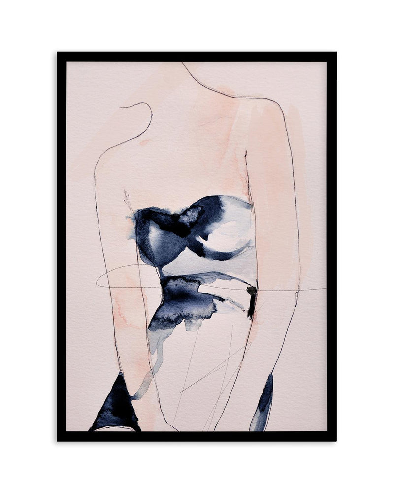 Figure II by Leigh Viner Art Print-PRINT-Olive et Oriel-Leigh Viner-A5 | 5.8" x 8.3" | 14.8 x 21cm-Black-With White Border-Buy-Australian-Art-Prints-Online-with-Olive-et-Oriel-Your-Artwork-Specialists-Austrailia-Decorate-With-Coastal-Photo-Wall-Art-Prints-From-Our-Beach-House-Artwork-Collection-Fine-Poster-and-Framed-Artwork