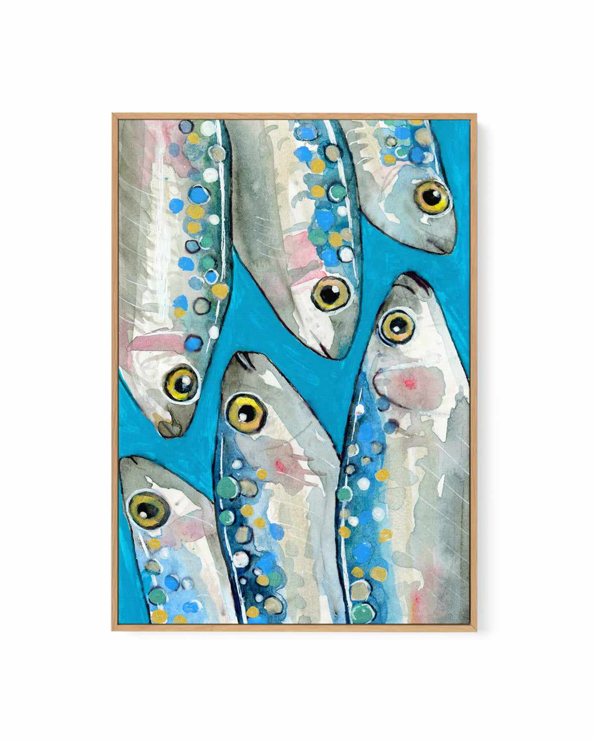 Fish by Petra Lizde | Framed Canvas Art Print