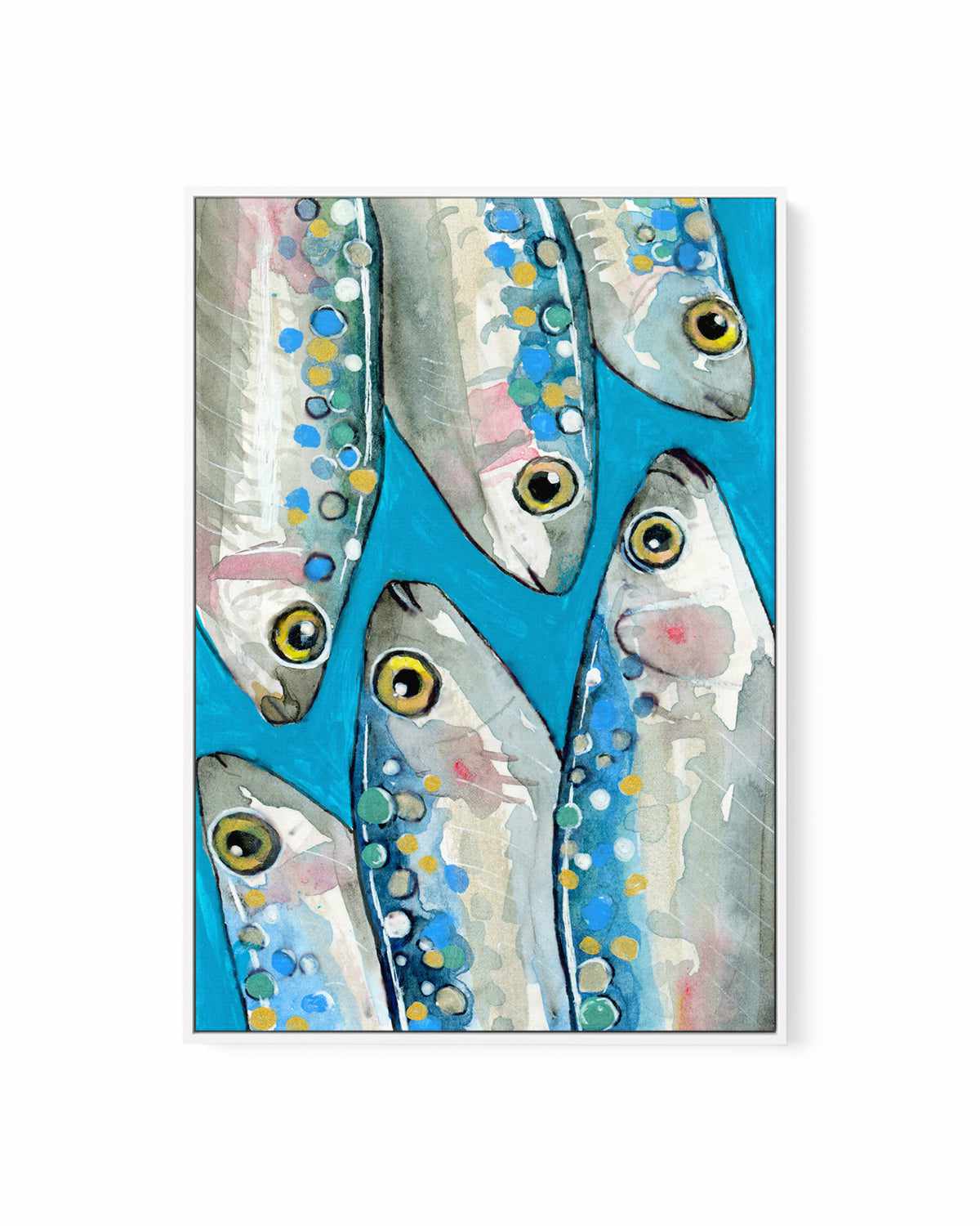 Fish by Petra Lizde | Framed Canvas Art Print