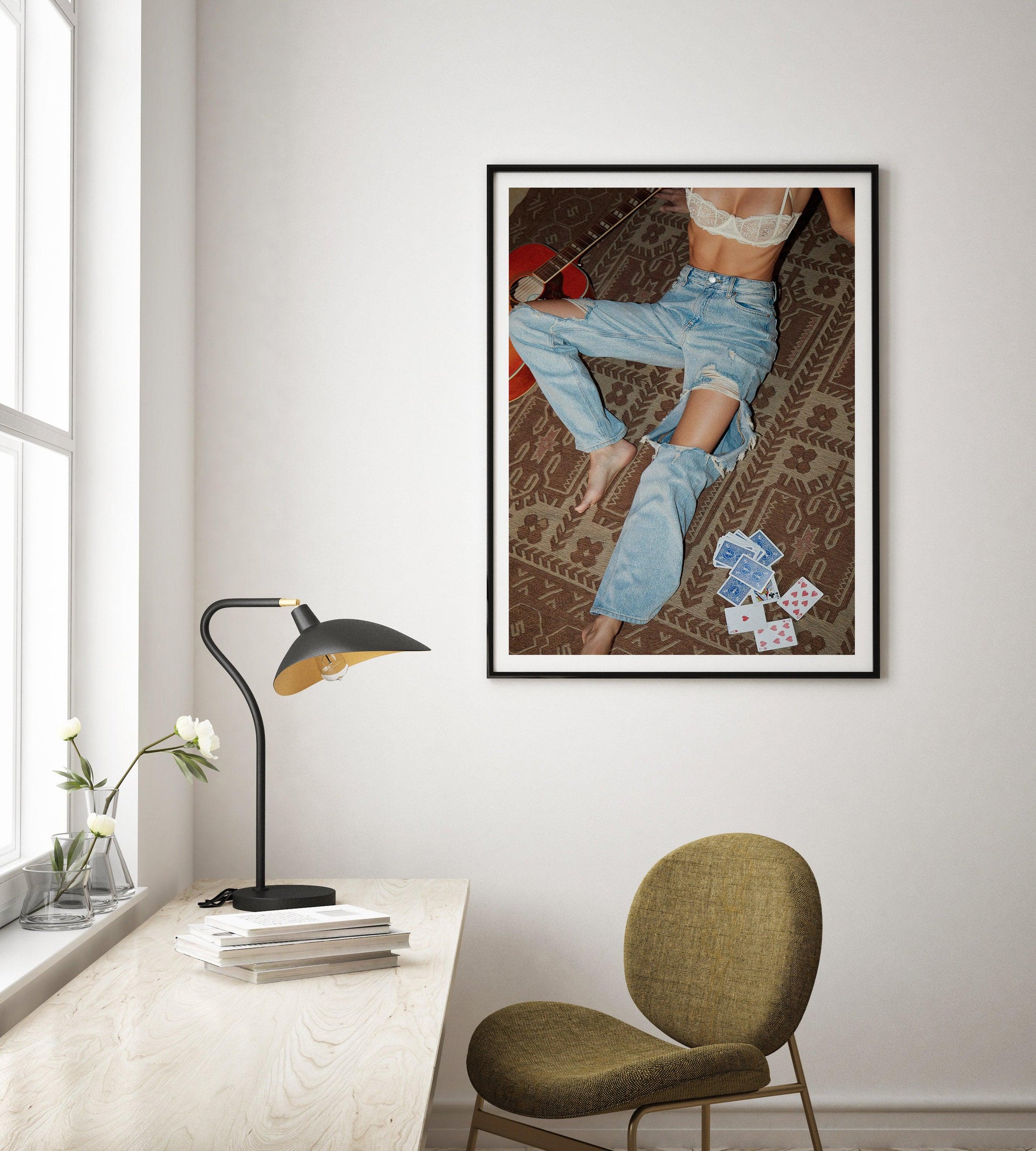 Floored by Amy Hallam Art Print-PRINT-Olive et Oriel-Amy Hallam-Buy-Australian-Art-Prints-Online-with-Olive-et-Oriel-Your-Artwork-Specialists-Austrailia-Decorate-With-Coastal-Photo-Wall-Art-Prints-From-Our-Beach-House-Artwork-Collection-Fine-Poster-and-Framed-Artwork