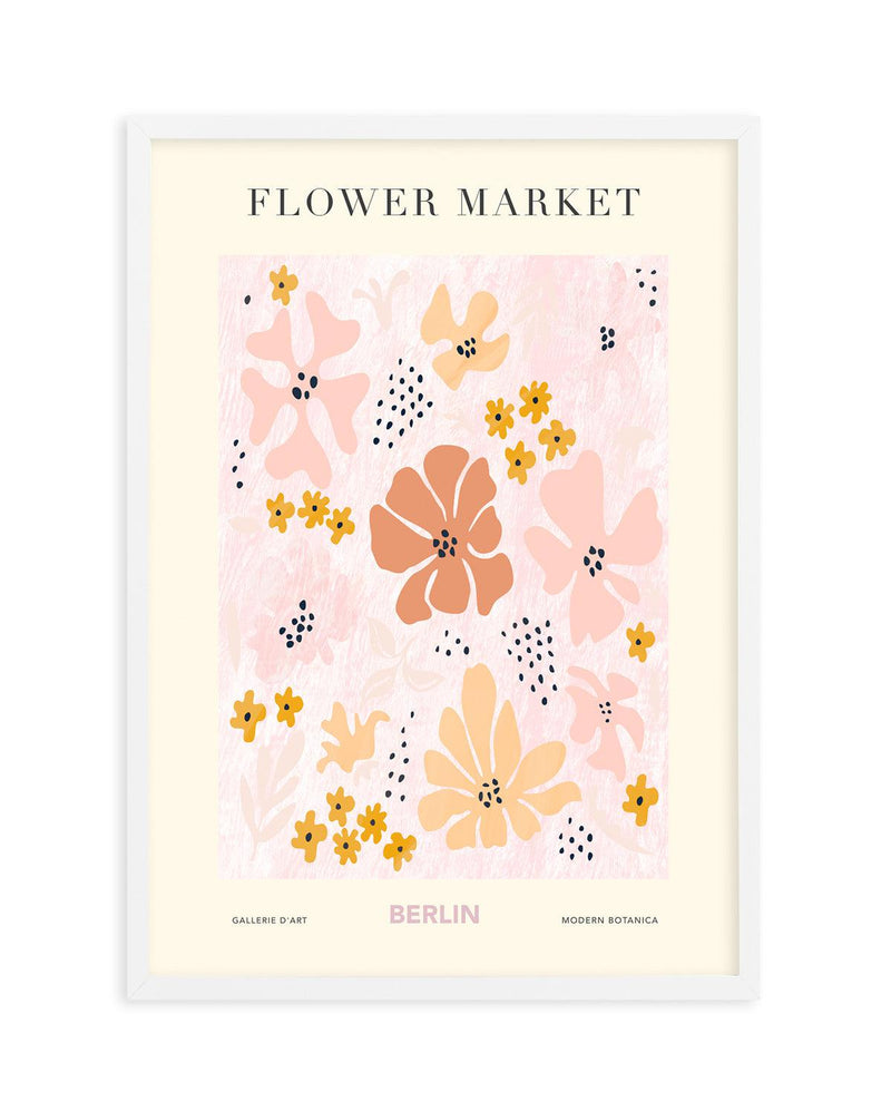 Flower Market Berlin Art Print-PRINT-Olive et Oriel-Olive et Oriel-A5 | 5.8" x 8.3" | 14.8 x 21cm-White-With White Border-Buy-Australian-Art-Prints-Online-with-Olive-et-Oriel-Your-Artwork-Specialists-Austrailia-Decorate-With-Coastal-Photo-Wall-Art-Prints-From-Our-Beach-House-Artwork-Collection-Fine-Poster-and-Framed-Artwork