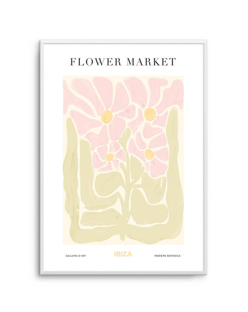 Flower Market Ibiza Art Print-PRINT-Olive et Oriel-Olive et Oriel-Buy-Australian-Art-Prints-Online-with-Olive-et-Oriel-Your-Artwork-Specialists-Austrailia-Decorate-With-Coastal-Photo-Wall-Art-Prints-From-Our-Beach-House-Artwork-Collection-Fine-Poster-and-Framed-Artwork