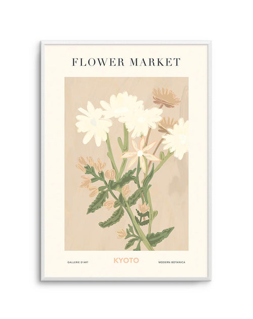 Flower Market Kyoto Art Print-PRINT-Olive et Oriel-Olive et Oriel-Buy-Australian-Art-Prints-Online-with-Olive-et-Oriel-Your-Artwork-Specialists-Austrailia-Decorate-With-Coastal-Photo-Wall-Art-Prints-From-Our-Beach-House-Artwork-Collection-Fine-Poster-and-Framed-Artwork