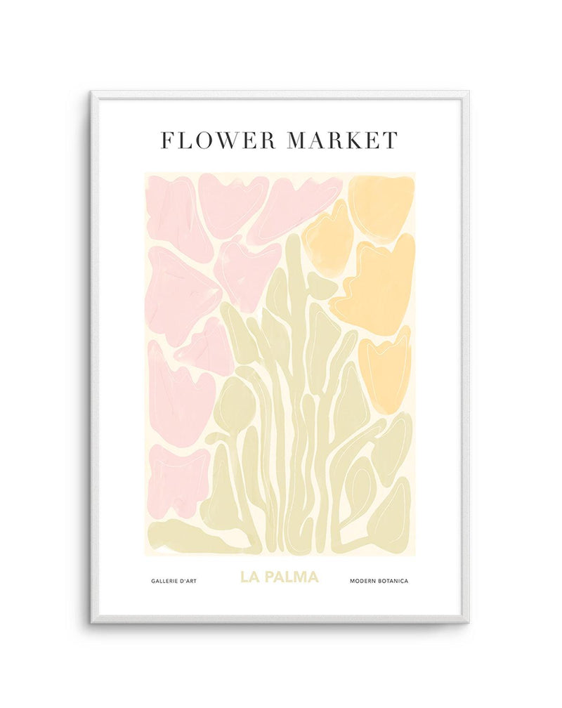 Flower Market La Palma Art Print-PRINT-Olive et Oriel-Olive et Oriel-Buy-Australian-Art-Prints-Online-with-Olive-et-Oriel-Your-Artwork-Specialists-Austrailia-Decorate-With-Coastal-Photo-Wall-Art-Prints-From-Our-Beach-House-Artwork-Collection-Fine-Poster-and-Framed-Artwork
