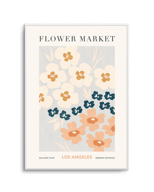 Flower Market Los Angeles Art Print-PRINT-Olive et Oriel-Olive et Oriel-A5 | 5.8" x 8.3" | 14.8 x 21cm-Unframed Art Print-With White Border-Buy-Australian-Art-Prints-Online-with-Olive-et-Oriel-Your-Artwork-Specialists-Austrailia-Decorate-With-Coastal-Photo-Wall-Art-Prints-From-Our-Beach-House-Artwork-Collection-Fine-Poster-and-Framed-Artwork