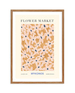 Flower Market Mykonos Art Print-PRINT-Olive et Oriel-Olive et Oriel-Buy-Australian-Art-Prints-Online-with-Olive-et-Oriel-Your-Artwork-Specialists-Austrailia-Decorate-With-Coastal-Photo-Wall-Art-Prints-From-Our-Beach-House-Artwork-Collection-Fine-Poster-and-Framed-Artwork