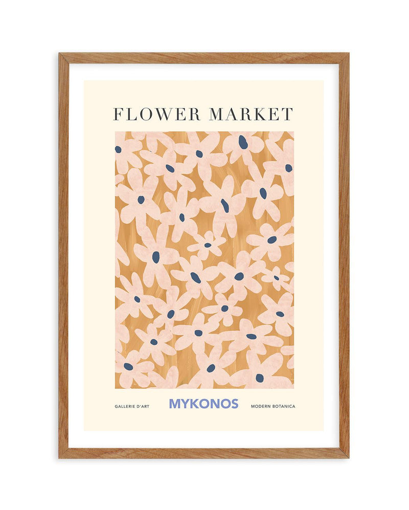 Flower Market Mykonos Art Print-PRINT-Olive et Oriel-Olive et Oriel-Buy-Australian-Art-Prints-Online-with-Olive-et-Oriel-Your-Artwork-Specialists-Austrailia-Decorate-With-Coastal-Photo-Wall-Art-Prints-From-Our-Beach-House-Artwork-Collection-Fine-Poster-and-Framed-Artwork