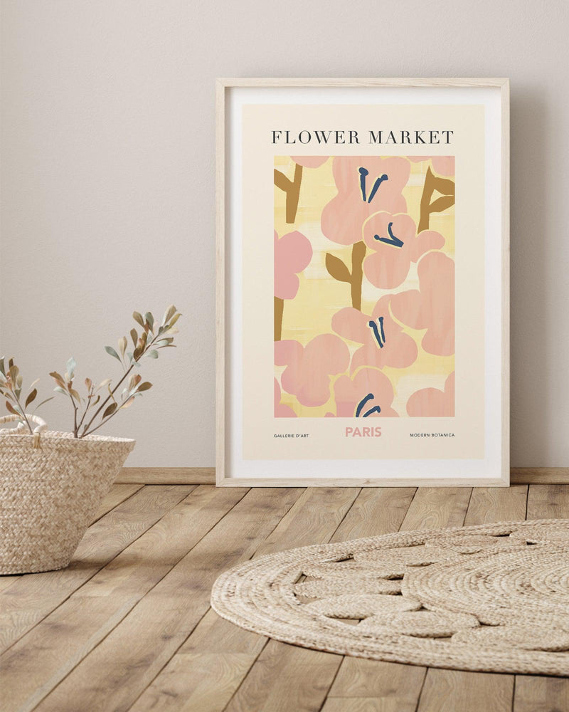 Flower Market Paris Art Print-PRINT-Olive et Oriel-Olive et Oriel-Buy-Australian-Art-Prints-Online-with-Olive-et-Oriel-Your-Artwork-Specialists-Austrailia-Decorate-With-Coastal-Photo-Wall-Art-Prints-From-Our-Beach-House-Artwork-Collection-Fine-Poster-and-Framed-Artwork