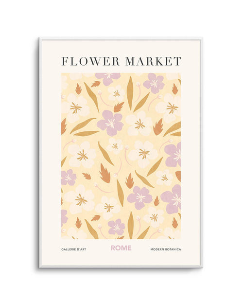 Flower Market Rome Art Print-PRINT-Olive et Oriel-Olive et Oriel-A5 | 5.8" x 8.3" | 14.8 x 21cm-Unframed Art Print-With White Border-Buy-Australian-Art-Prints-Online-with-Olive-et-Oriel-Your-Artwork-Specialists-Austrailia-Decorate-With-Coastal-Photo-Wall-Art-Prints-From-Our-Beach-House-Artwork-Collection-Fine-Poster-and-Framed-Artwork