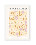 Flower Market Rome Art Print-PRINT-Olive et Oriel-Olive et Oriel-A5 | 5.8" x 8.3" | 14.8 x 21cm-White-With White Border-Buy-Australian-Art-Prints-Online-with-Olive-et-Oriel-Your-Artwork-Specialists-Austrailia-Decorate-With-Coastal-Photo-Wall-Art-Prints-From-Our-Beach-House-Artwork-Collection-Fine-Poster-and-Framed-Artwork