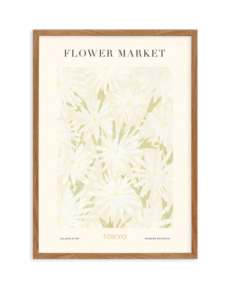 Flower Market Tokyo Art Print-PRINT-Olive et Oriel-Olive et Oriel-50x70 cm | 19.6" x 27.5"-Walnut-With White Border-Buy-Australian-Art-Prints-Online-with-Olive-et-Oriel-Your-Artwork-Specialists-Austrailia-Decorate-With-Coastal-Photo-Wall-Art-Prints-From-Our-Beach-House-Artwork-Collection-Fine-Poster-and-Framed-Artwork