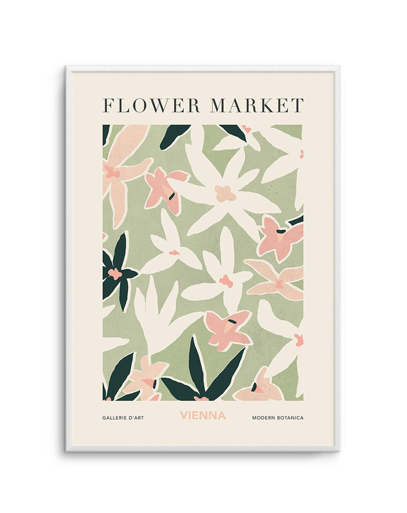 Flower Market Vienna Art Print-PRINT-Olive et Oriel-Olive et Oriel-A5 | 5.8" x 8.3" | 14.8 x 21cm-Unframed Art Print-With White Border-Buy-Australian-Art-Prints-Online-with-Olive-et-Oriel-Your-Artwork-Specialists-Austrailia-Decorate-With-Coastal-Photo-Wall-Art-Prints-From-Our-Beach-House-Artwork-Collection-Fine-Poster-and-Framed-Artwork